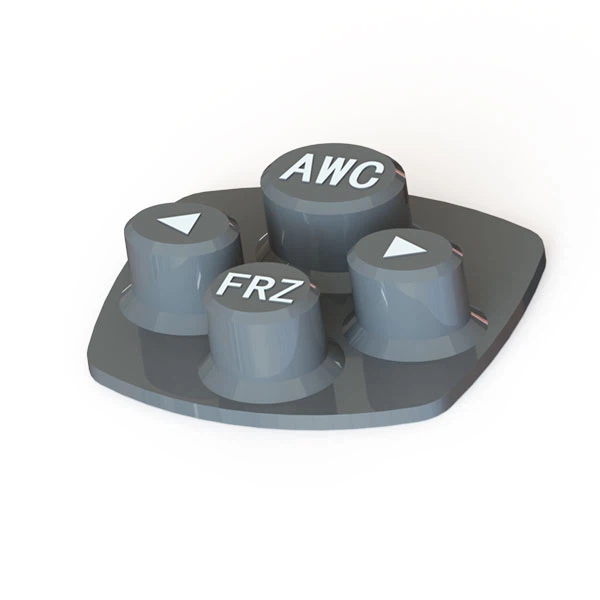 Przyciski silikonowe do uchwytów urządzeń medycznych